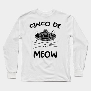 Cinco De Meow Long Sleeve T-Shirt